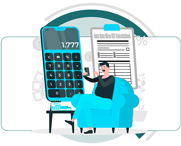 Auto Rate GST Wise Calculations
