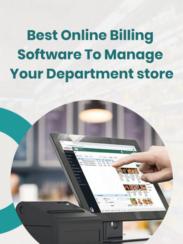 Best Online Billing Software To Manage Your Department store