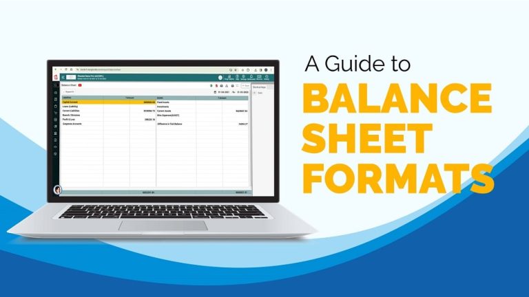Balance Sheet Formats