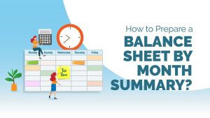 prepare a balance sheet