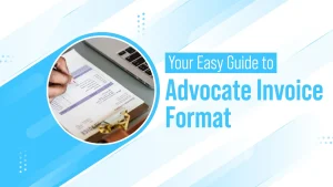 advocate invoice format