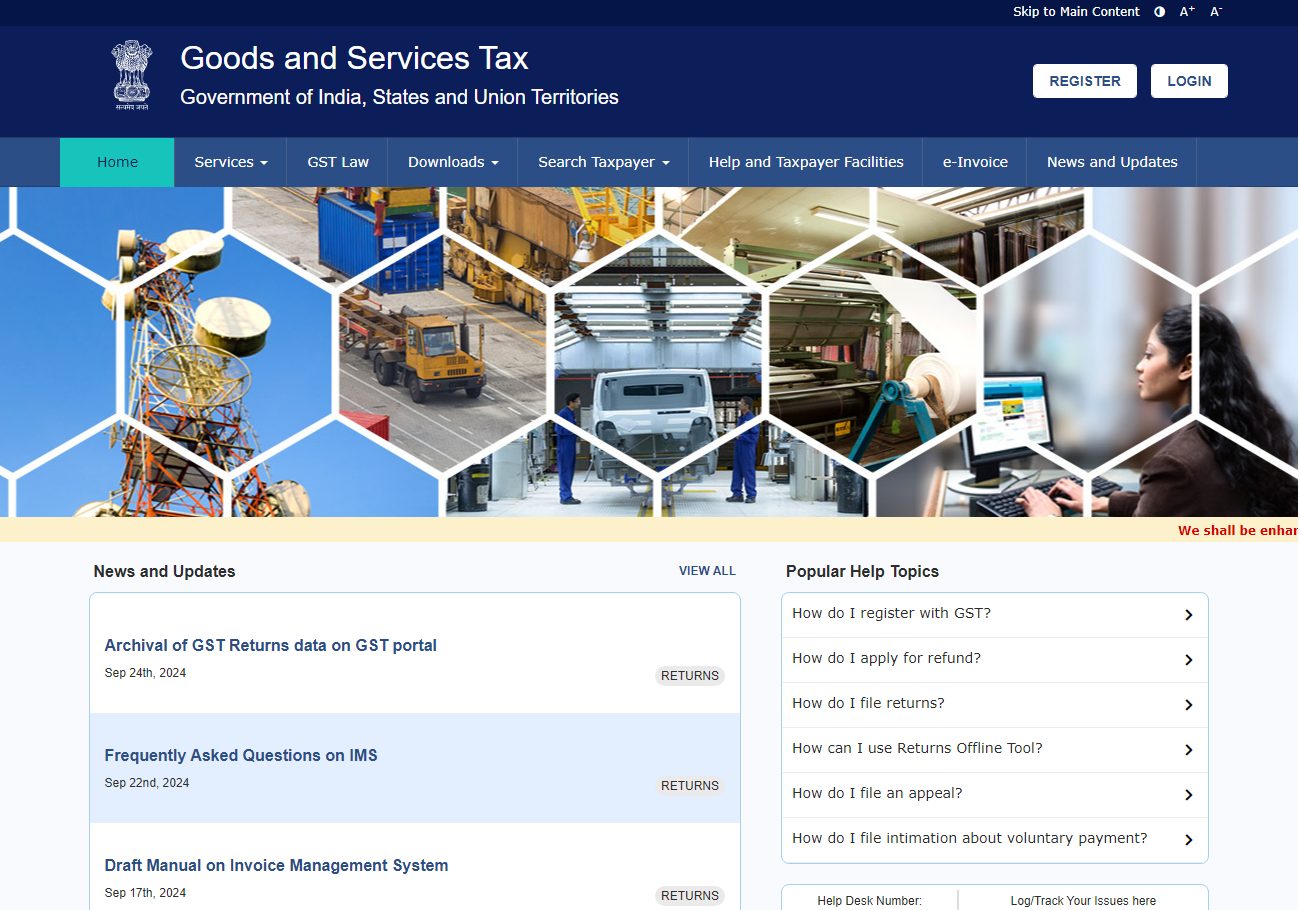 Gst portal